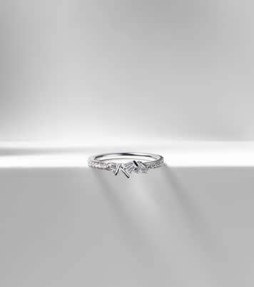 Anillo de oro blanco de 18 ct con diamantes | Bucherer Fine Jewellery