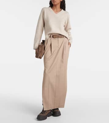 Pull en laine, cachemire et soie | Brunello Cucinelli