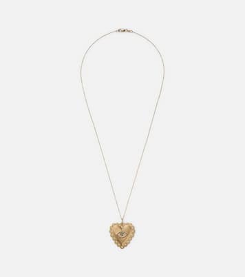 Collana in oro 18kt con diamanti e tsavoriti | Ileana Makri
