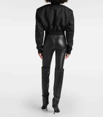 Cropped bomber jacket | Wardrobe.NYC