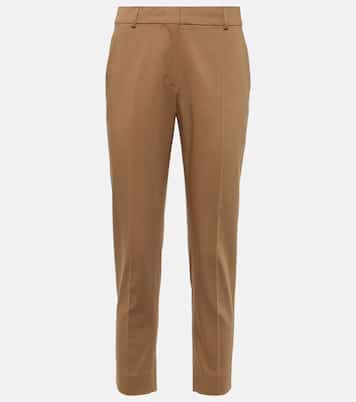 بنطلون كروب بأرجل مستقيمة من القطن Lince | Max Mara