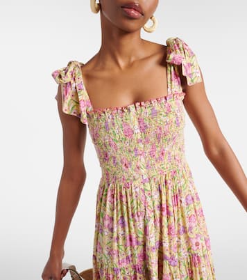 Triny floral midi dress | Poupette St Barth