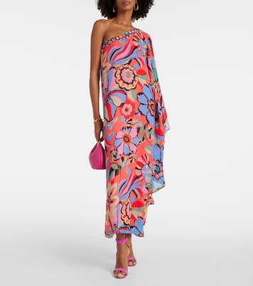 Bedrucktes Maxikleid Liza aus Georgette | Rixo