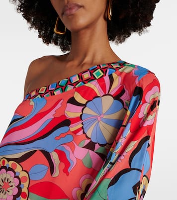 Bedrucktes Maxikleid Liza aus Georgette | Rixo