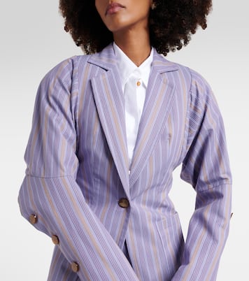Blazer Pourpoint in cotone a righe | Vivienne Westwood