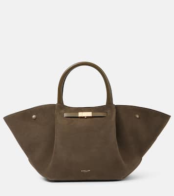 New York Midi grained leather tote bag | DeMellier