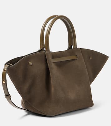New York Midi grained leather tote bag | DeMellier
