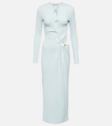 Abito midi in jersey con cut-out | Christopher Esber