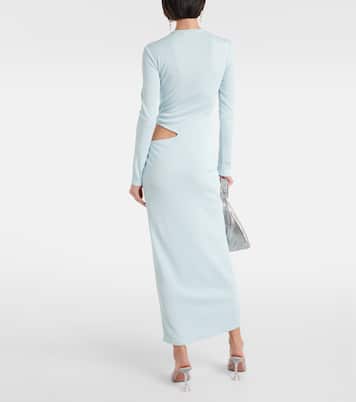 Abito midi in jersey con cut-out | Christopher Esber