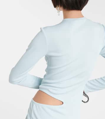 Abito midi in jersey con cut-out | Christopher Esber