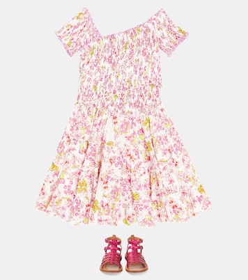 Bedrucktes Kleid Soledad | Poupette St Barth Kids