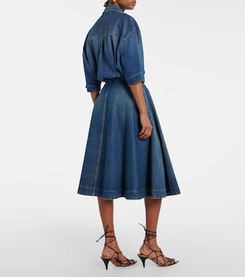Falda midi Renta de denim | Khaite