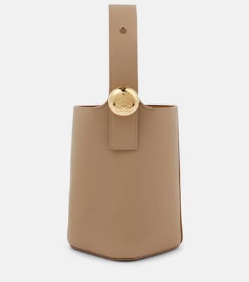 Bucket-Bag Pebble Mini aus Leder | Loewe