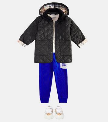 Sneakers in pelle Burberry Check | Burberry Kids