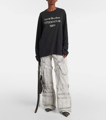 High-Rise Cargo-Jeans | Acne Studios