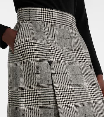 Jupe midi en laine mélangée | Dolce&Gabbana