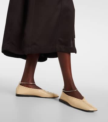 Ballerines en cuir | Jil Sander