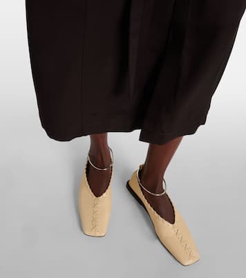 Ballerines en cuir | Jil Sander