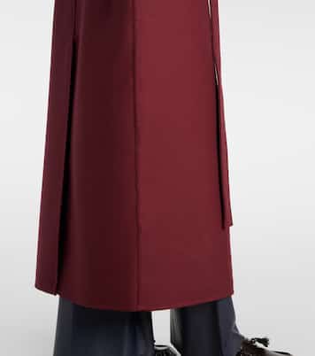 Double-breasted virgin wool coat | CO