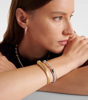 Bracciale Endless in oro bianco 14kt con diamanti | Rainbow K