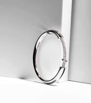 Bracciale Endless in oro bianco 14kt con diamanti | Rainbow K