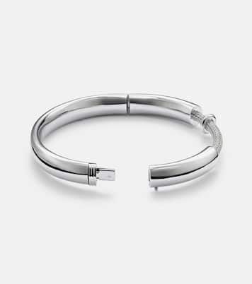 Bracciale Endless in oro bianco 14kt con diamanti | Rainbow K