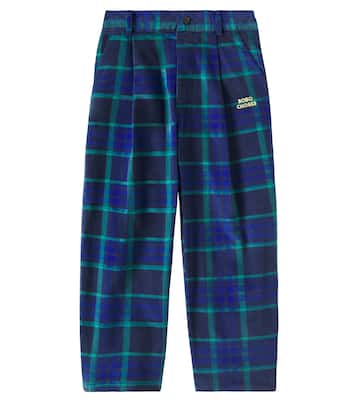 Pantaloni in velluto di cotone a quadri | Bobo Choses