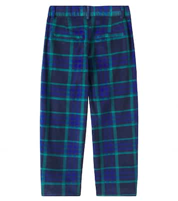 Pantaloni in velluto di cotone a quadri | Bobo Choses