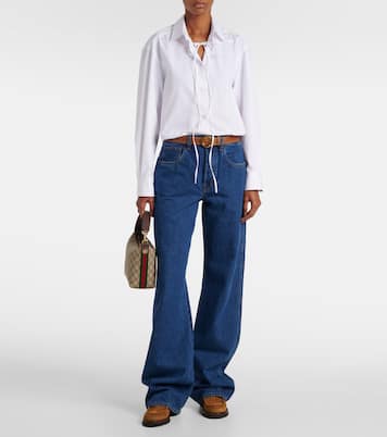 Horsebit suede ankle boots | Gucci