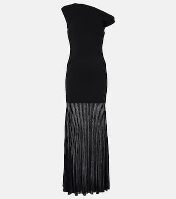 One-Shoulder-Maxikleid Indigo Twist | SIR