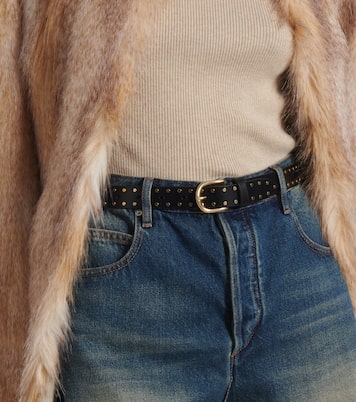 Cintura Zap in pelle con borchie | Isabel Marant