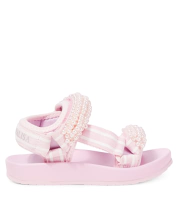 Sandalen mit Zierperlen | Monnalisa