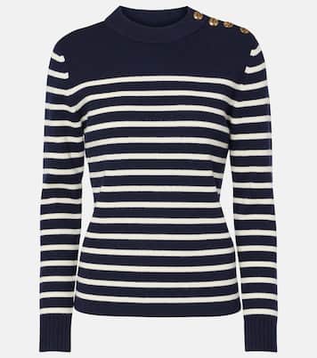 Striped wool and cashmere sweater | Chloé
