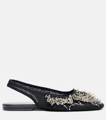 Embellished slingback flats | Dries Van Noten