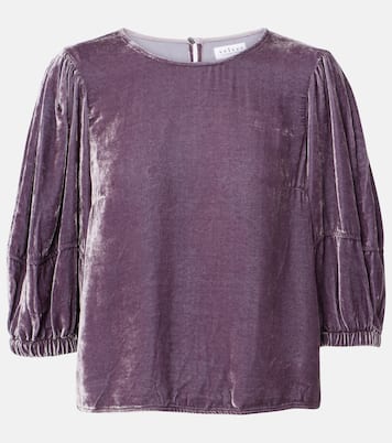 Top Nancy aus Samt | Velvet