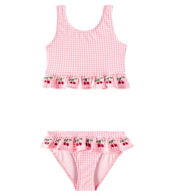 Soline embroidered gingham bikini | Konges Sløjd