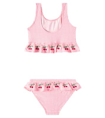 Soline embroidered gingham bikini | Konges Sløjd