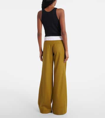 Pantaloni regular a vita alta | Victoria Beckham