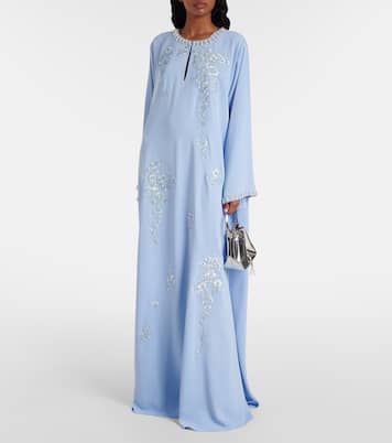 Verzierter Kaftan aus Crêpe | Carolina Herrera