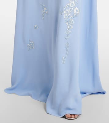 Verzierter Kaftan aus Crêpe | Carolina Herrera