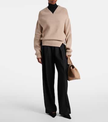 High-rise wide-leg pants | Victoria Beckham