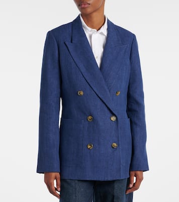 x Argent Chelsea linen denim blazer | Citizens of Humanity