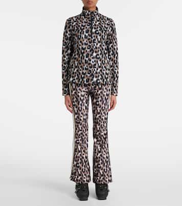 Elancia leopard-print ski pants | Fusalp