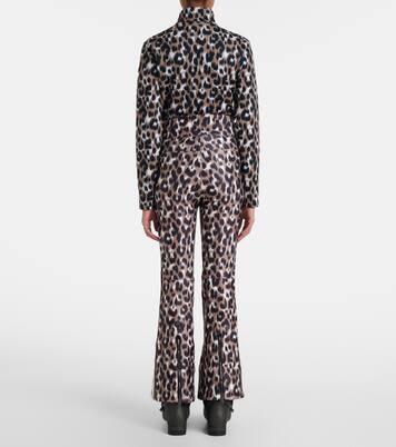 Elancia leopard-print ski pants | Fusalp