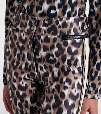 Elancia leopard-print ski pants | Fusalp