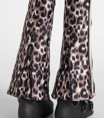 Elancia leopard-print ski pants | Fusalp