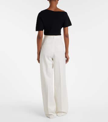 Pantalon ample en laine | Róhe
