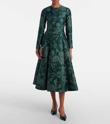 Abito midi Capucine in cloqué | Emilia Wickstead