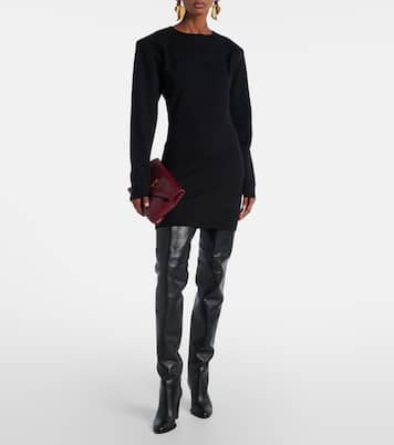Julia 85皮革过膝靴 | Saint Laurent