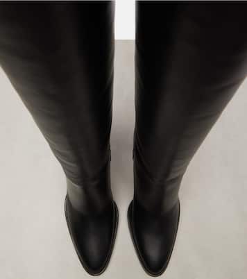 Julia 85皮革过膝靴 | Saint Laurent